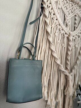 Coach North South Mini Tote in Olive Green Glovetanned Leather
